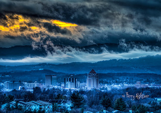 Sunset Twilight Cloud Waves By Terry Aldhizer